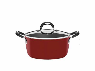 Tramontina 28705/728 Monaco Induction hrniec 28cm/6,4l/červená