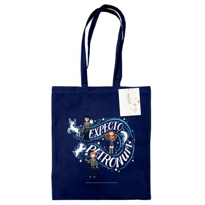 Nákupná taška Harry Potter - Expecto Patronum, modrá