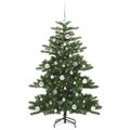 vidaXL Umelý Sklápací Vianočný Stromček Zelená 150 cm PVC a oceľ