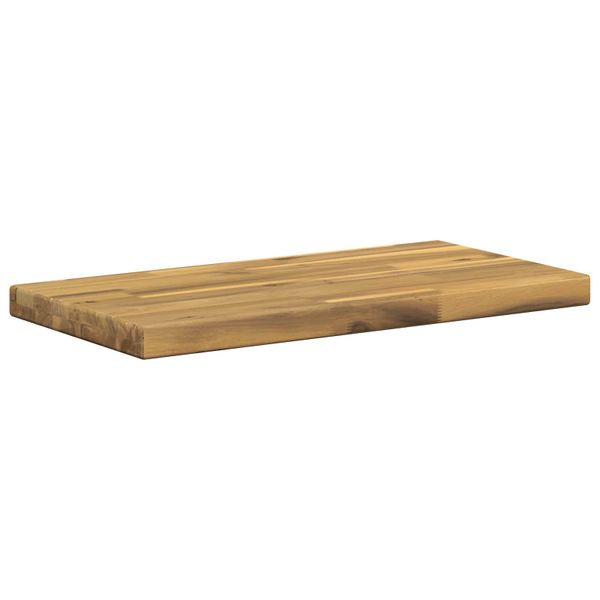 vidaXL Obdĺžnikový stôl 90 x 50 x 3,5 cm Obdĺžnikový Biela