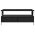vidaXL Konferenčný stolík Čierny dub 100 x 51 x 45 cm Kompozitné drevo