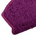 vidaXL Samolepiace schodové rohože 15 ks 80 x 24,5 x 3,5 cm Fialová