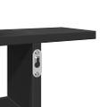 vidaXL Nástenné police 2 ks čierne 38x12x38 cm kompozitné drevo