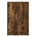 vidaXL Botník dymový dub 60x35x92 cm spracované drevo