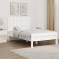 vidaXL Nástenné čelo postele biele 108x3x60 cm masívna borovica