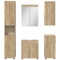 vidaXL Sada kúpeľňového nábytku TULUM 5 ks Sonoma dub 60 x 34 x 63 cm