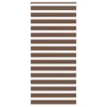 vidaXL Zebra roleta hnedá 115x230 cm šírka látky 110,9 cm polyester