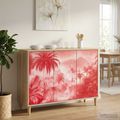vidaXL Servírovacia skriňa AACHEN Sonoma 102 x 33 x 75 cm