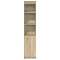 vidaXL Highboard Dub Sonoma 37,5x35x180 cm Konštruktérske drevo