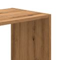 vidaXL Knižnica dub artisan 102x32x108 cm kompozitné drevo
