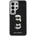 Puzdro Karl Lagerfeld Saffiano Double Heads Metal pre Samsung Galaxy S26 Ultra čierna
