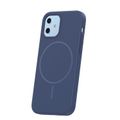 Silicónové puzdro Thin Mag pre iPhone 12 / 12 Pro 6,1" tmavomodré