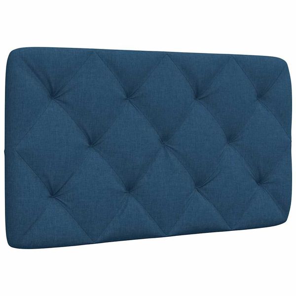 vidaXL Vankúš na čelo postele modrý 80 cm látka