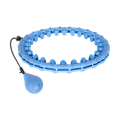 Hula hoop REBEL ACTIVE RBA-3066-BL so závažím a masážnymi výstupkami