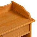vidaXL Regál na víno Hnedá 58 x 28 x 90 cm Masívne borovicové drevo