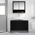 vidaXL Kúpeľňová skriňa Čierny dub 90 x 33 x 60 cm Kompozitné drevo