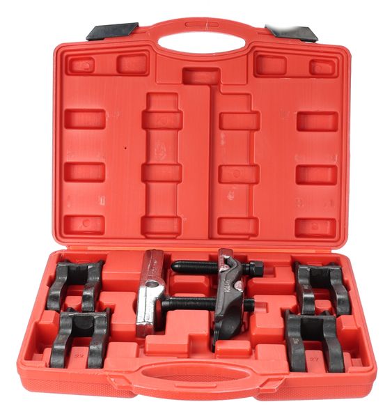 Sada stahováků kulových čepů s vyměnitelnými čelistmi MECHANIC BALL JOINT 9, 5 ks SIXTOL