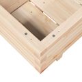 vidaXL Záhradný kvetináč 90x40x26,5 cm masívna borovica