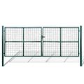 vidaXL Pletená záhradná brána 400x150 cm