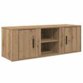 vidaXL TV skrinka 100 x 31,5 x 35 cm Remeselný dub Kompozitné drevo