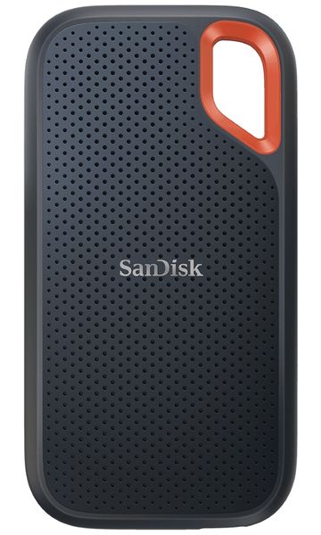 Sandisk Extreme Portable/500GB/SSD/Externý/Čierna/5R SSD disk, externý, 500GB, USB 3.2 Gen2, IP55, černo-oranžový