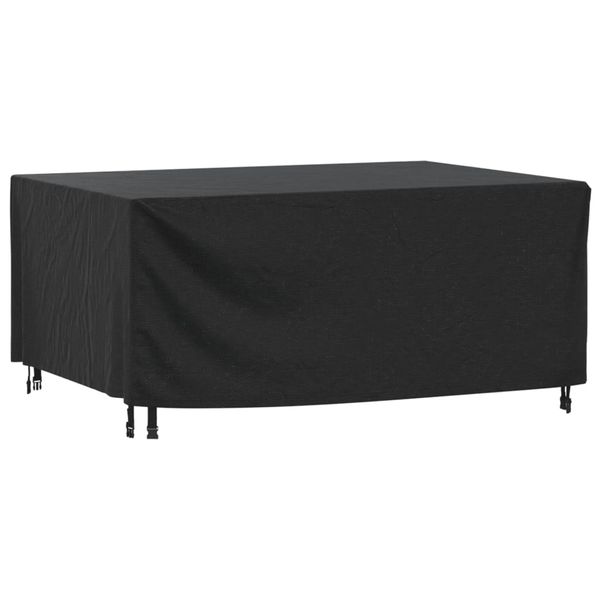 vidaXL kryt na záhradný nábytok čierny 172x113x73 cm vodotesný 420D
