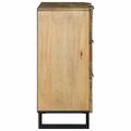 vidaXL Servírovacia skriňa Hnedá 60 x 33,5 x 75 cm Mangový masív