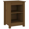 vidaXL Nočný stolík medovohnedý 40x35x55 cm masívne borovicové drevo