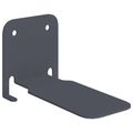 vidaXL Neviditeľná plávajúca polica 4 ks Antracit 6 x 11 x 6,5 cm