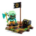 Arty Toys figúrka pirát Skull s plťou a truhlicou
