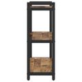 vidaXL Regál na knihy 60 x 30 x 85 cm Kompozitné drevo Staré drevo
