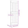 vidaXL Dvere NARVIK 70 x 210 cm Masívne borovicové drevo (neupravené)