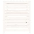 vidaXL Kompostér biely 82,5x82,5x99,5 cm masívne borovicové drevo