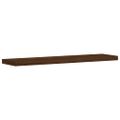 vidaXL Nástenné police 8 ks hnedý dub 40x10x1,5 cm kompozitné drevo