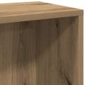 vidaXL Knižnica dub artisan 50x25x80 cm kompozitné drevo