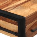 vidaXL Stôl s 2 zásuvkami 110x50x77 cm masívne akáciaové drevo