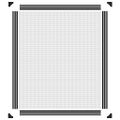 vidaXL Magnetická okenná sieťka proti hmyzu antracitová 100x120 cm