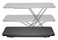 Neomounts NS-WS050BLACK / Workstation - sit-stand pracovné miesto (výška nastaviteľná: 4–40 cm) / Čierna Pracovná stanica, stoliek, prenosná, nosnosť 8 kg, výška 4,5–40,5 cm, oceľ, čierna