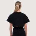Dámske cropped tričko Thrive Black - GymBeam, veľkosť S