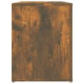 vidaXL Regál na topánky dymový dub 100x35x45 cm spracované drevo