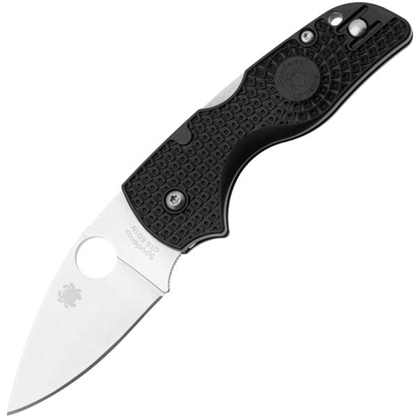 Spyderco C230PBK Lil Native Black Lightweight vreckový nôž 6,3 cm, Satin, čierna, FRN