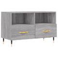 vidaXL TV skrinka sivý dub sonoma 80x36x50 cm spracované drevo