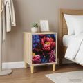 vidaXL Nočný stolík KIEL 2 ks Dub sonoma 36 x 33 x 50 cm