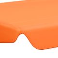 vidaXL Náhradná strieška na hojdačku, oranžová 150/130x105/70 cm