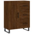 vidaXL Vysoká skrinka hnedý dub 69,5x34x180 cm spracované drevo