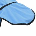vidaXL Plášť pre kone Plný aqua 125 cm Polyesterová fleecová tkanina