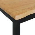 VidaXL Vysoký barový stôl EKAI Čierna 112 x 70 x 91 cm