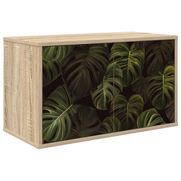 vidaXL Nástenný TV kabinet ELBURG 69 x 33 x 40 cm Dub sonoma