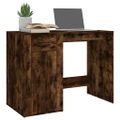 vidaXL Stôl dymový dub 100x49x75 cm spracované drevo