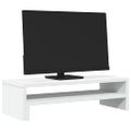vidaXL Stojan na monitor biely 54x22x15 cm kompozitné drevo